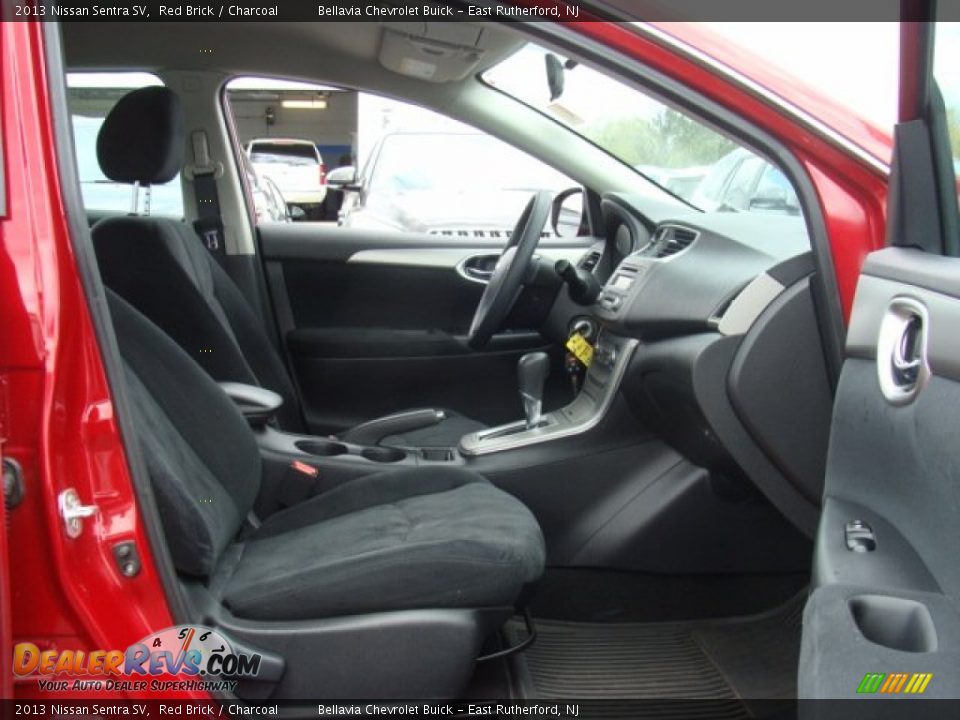 2013 Nissan Sentra SV Red Brick / Charcoal Photo #8