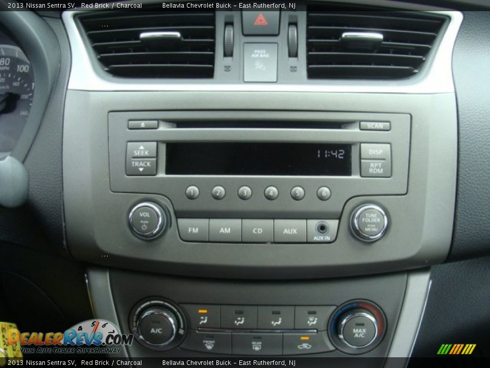 2013 Nissan Sentra SV Red Brick / Charcoal Photo #11