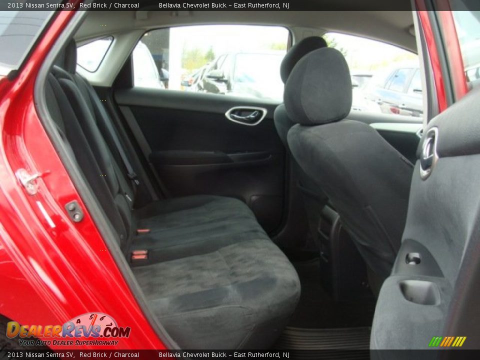 2013 Nissan Sentra SV Red Brick / Charcoal Photo #12
