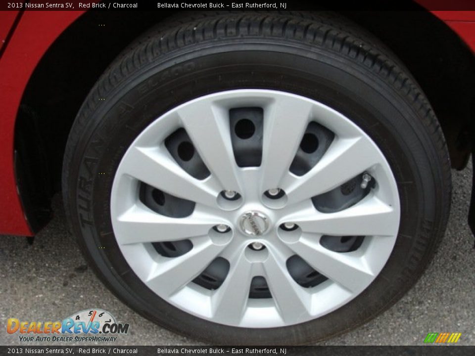 2013 Nissan Sentra SV Red Brick / Charcoal Photo #14