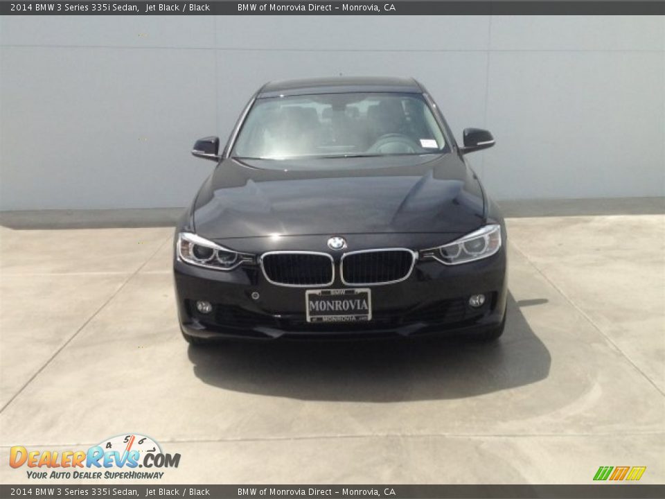2014 BMW 3 Series 335i Sedan Jet Black / Black Photo #3