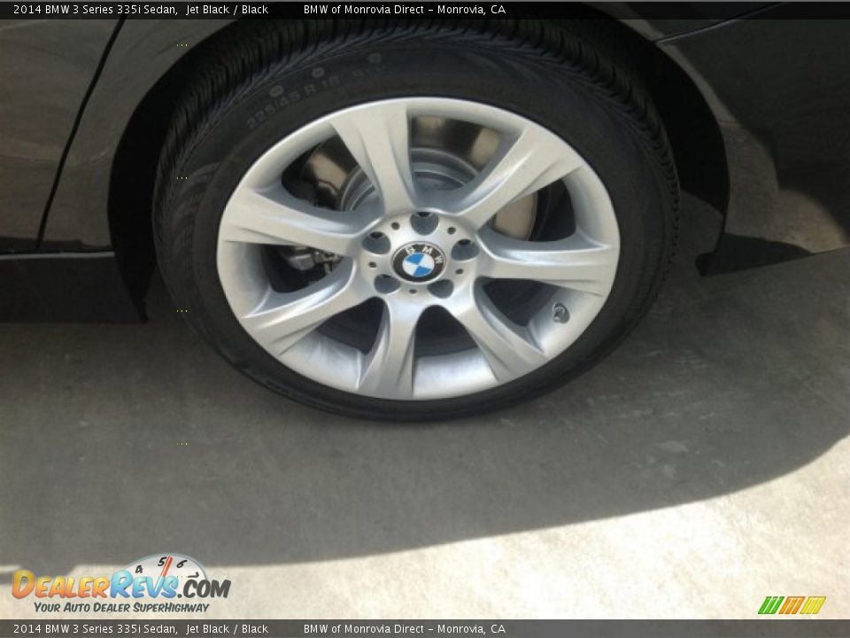 2014 BMW 3 Series 335i Sedan Jet Black / Black Photo #4