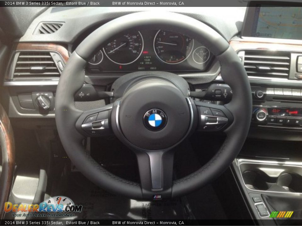 2014 BMW 3 Series 335i Sedan Steering Wheel Photo #9