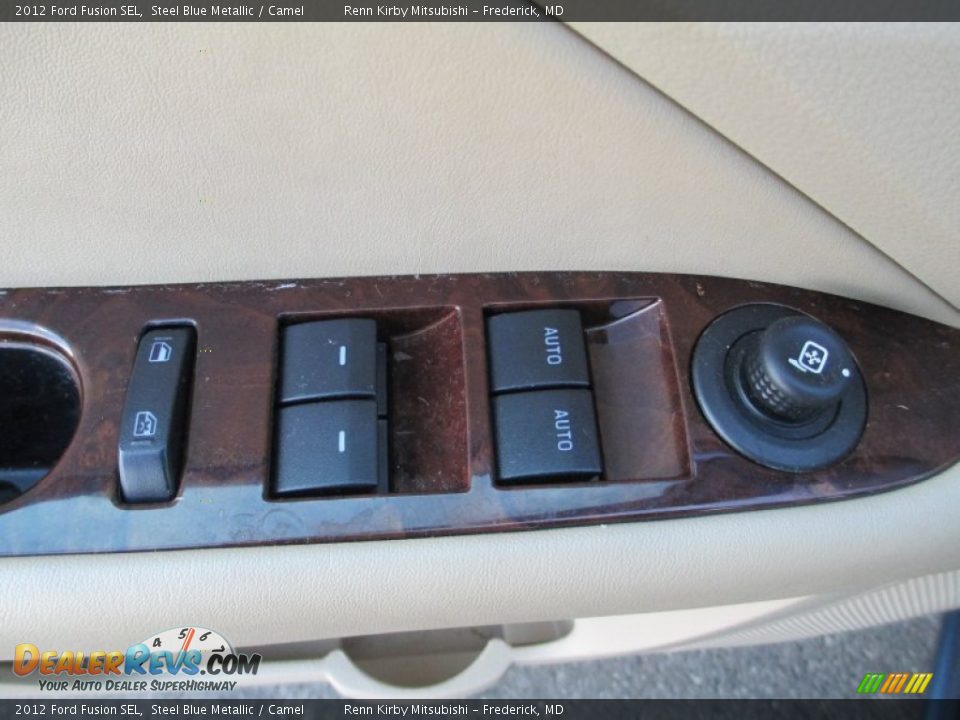 2012 Ford Fusion SEL Steel Blue Metallic / Camel Photo #11