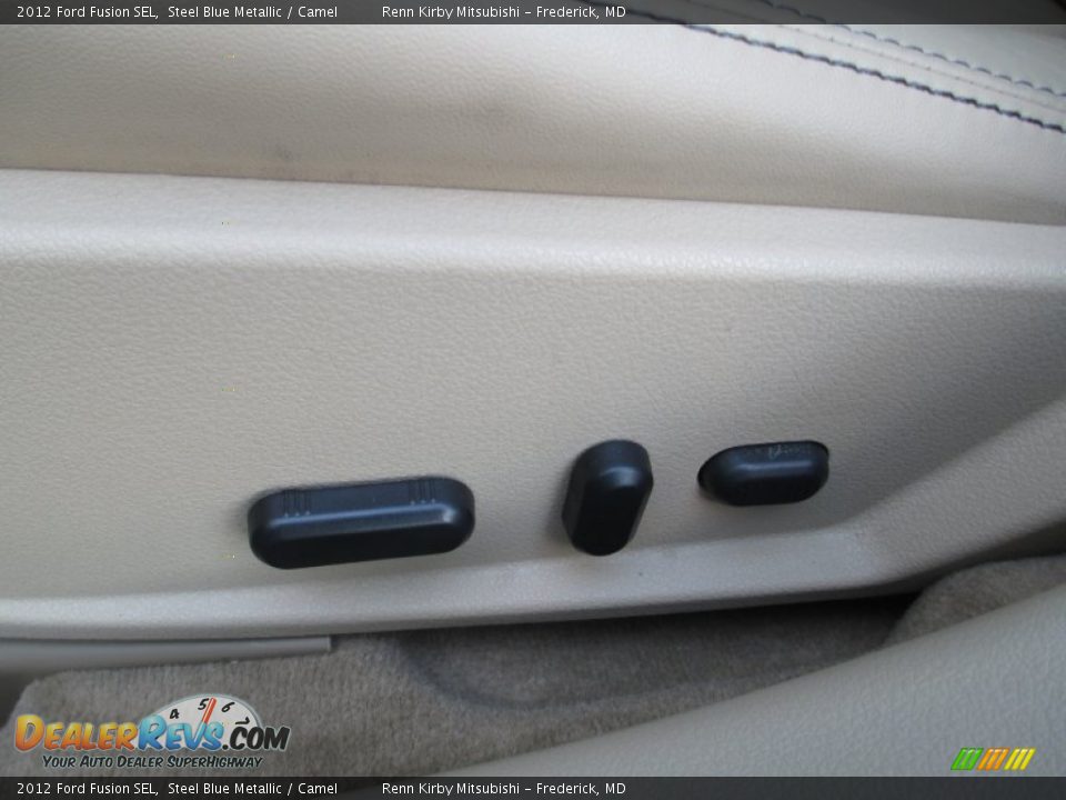 2012 Ford Fusion SEL Steel Blue Metallic / Camel Photo #15