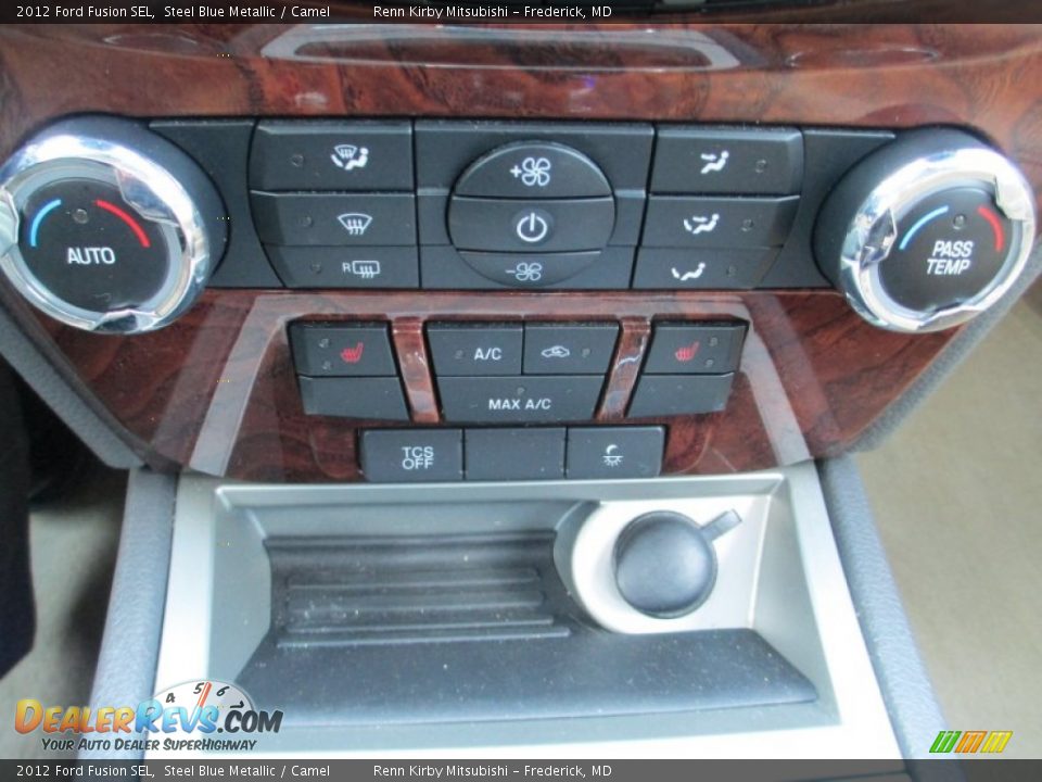 2012 Ford Fusion SEL Steel Blue Metallic / Camel Photo #22