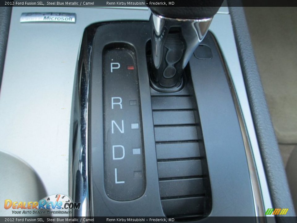 2012 Ford Fusion SEL Steel Blue Metallic / Camel Photo #24