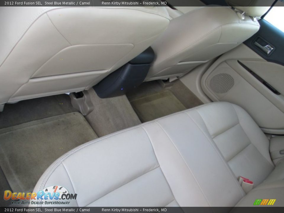 2012 Ford Fusion SEL Steel Blue Metallic / Camel Photo #29