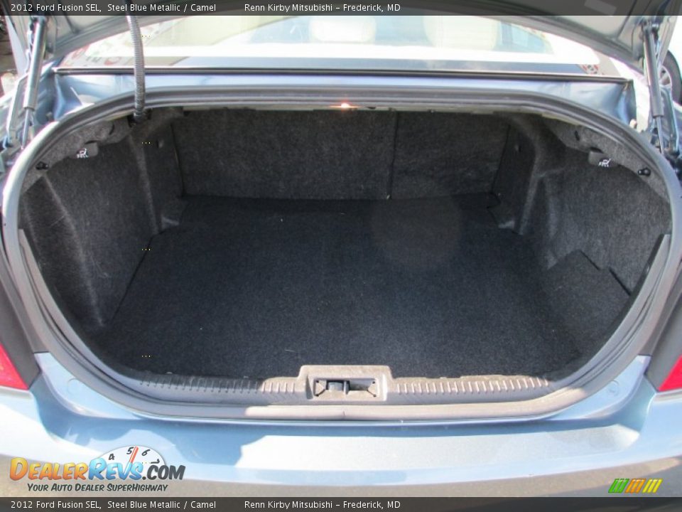 2012 Ford Fusion SEL Steel Blue Metallic / Camel Photo #30