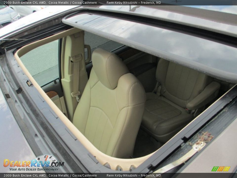 2009 Buick Enclave CXL AWD Cocoa Metallic / Cocoa/Cashmere Photo #9
