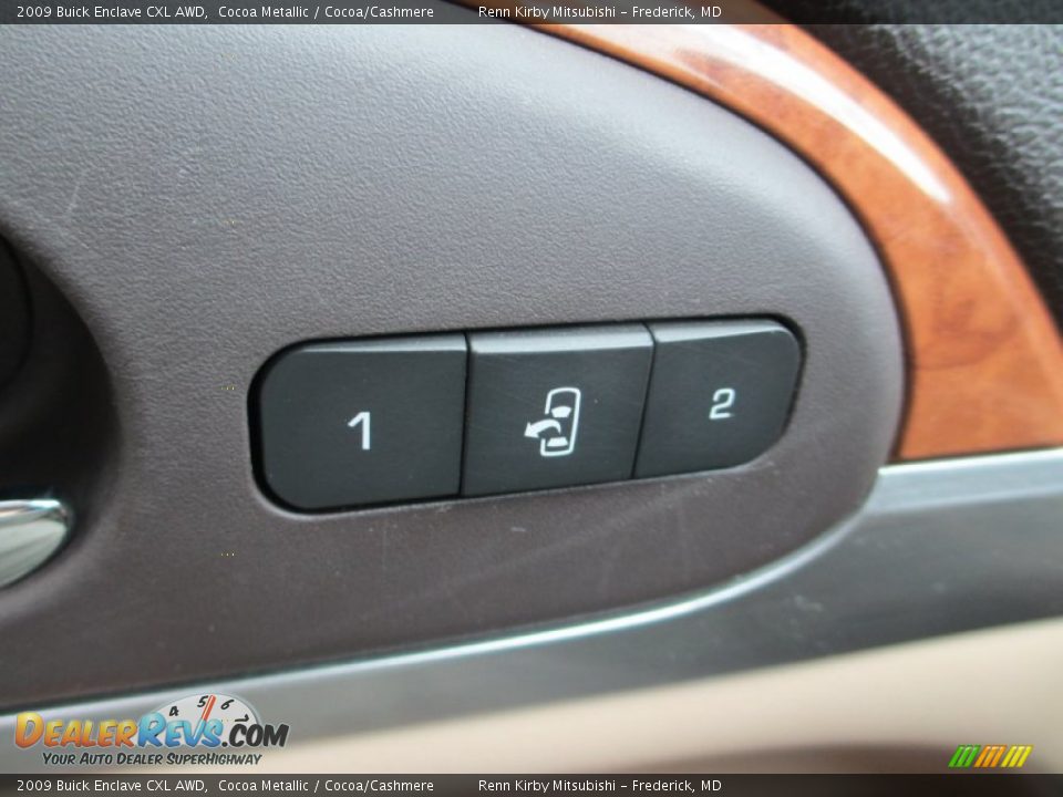 2009 Buick Enclave CXL AWD Cocoa Metallic / Cocoa/Cashmere Photo #10
