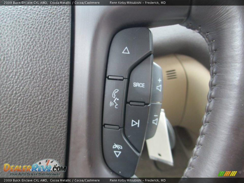 2009 Buick Enclave CXL AWD Cocoa Metallic / Cocoa/Cashmere Photo #18