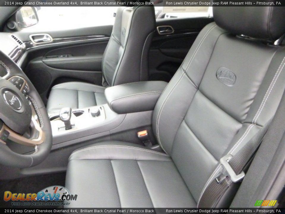 Front Seat of 2014 Jeep Grand Cherokee Overland 4x4 Photo #13