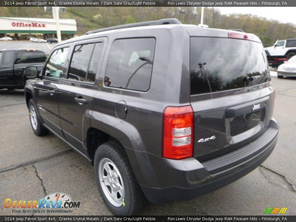 2014 Jeep Patriot Sport 4x4 Granite Crystal Metallic / Dark Slate Gray/Light Pebble Photo #3