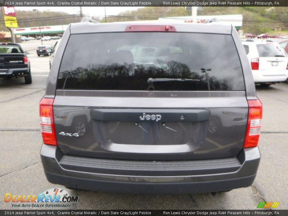 2014 Jeep Patriot Sport 4x4 Granite Crystal Metallic / Dark Slate Gray/Light Pebble Photo #4
