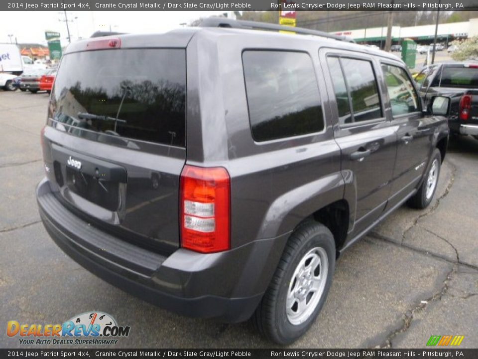 2014 Jeep Patriot Sport 4x4 Granite Crystal Metallic / Dark Slate Gray/Light Pebble Photo #5