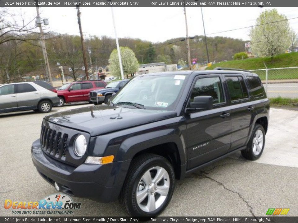 2014 Jeep Patriot Latitude 4x4 Maximum Steel Metallic / Dark Slate Gray Photo #1