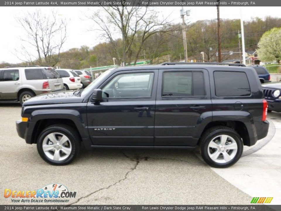 2014 Jeep Patriot Latitude 4x4 Maximum Steel Metallic / Dark Slate Gray Photo #2