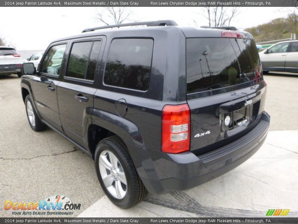 2014 Jeep Patriot Latitude 4x4 Maximum Steel Metallic / Dark Slate Gray Photo #3