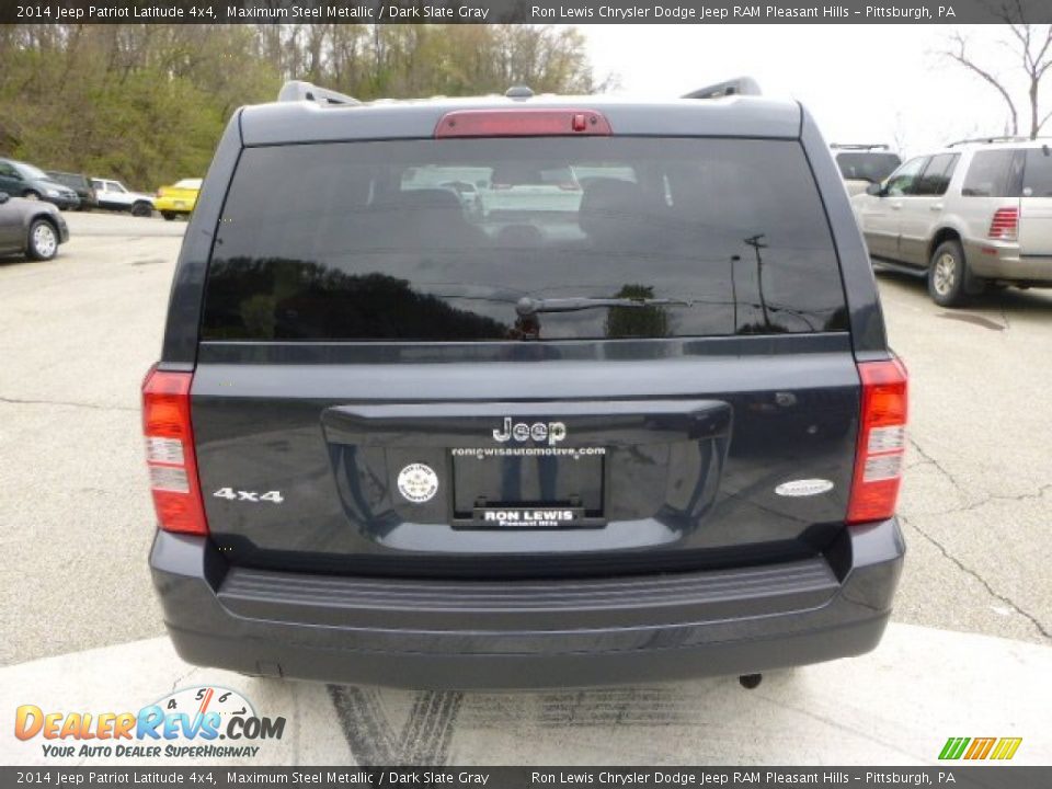 2014 Jeep Patriot Latitude 4x4 Maximum Steel Metallic / Dark Slate Gray Photo #4