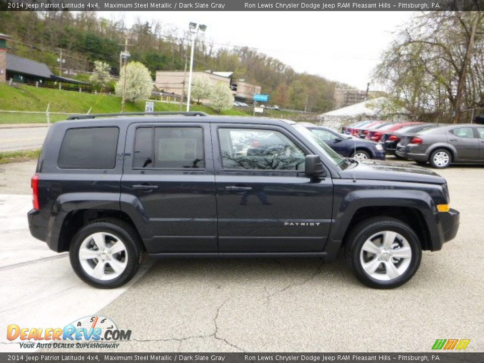 2014 Jeep Patriot Latitude 4x4 Maximum Steel Metallic / Dark Slate Gray Photo #6