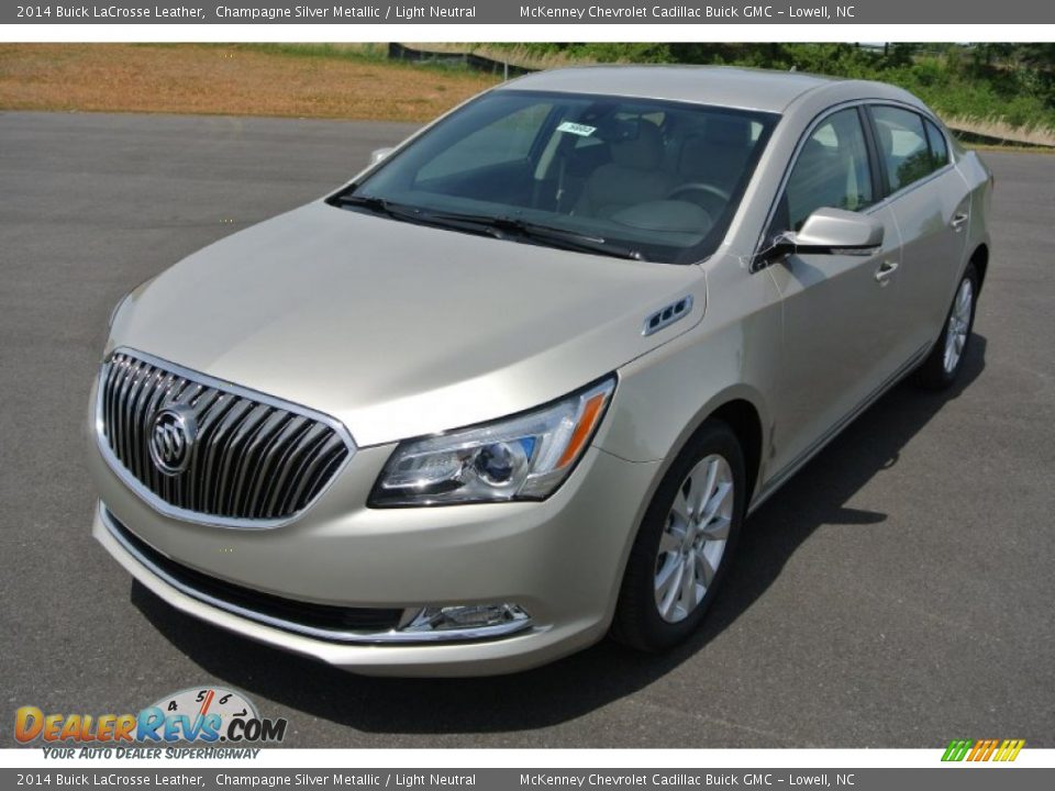 2014 Buick LaCrosse Leather Champagne Silver Metallic / Light Neutral Photo #2