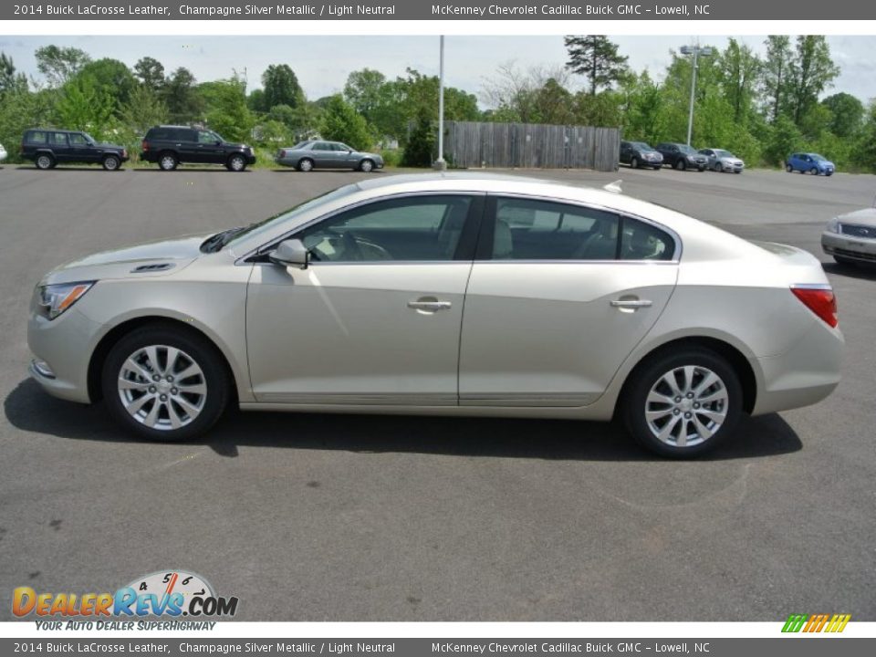 2014 Buick LaCrosse Leather Champagne Silver Metallic / Light Neutral Photo #3