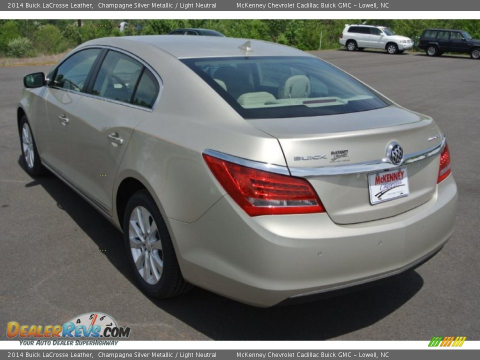 2014 Buick LaCrosse Leather Champagne Silver Metallic / Light Neutral Photo #4