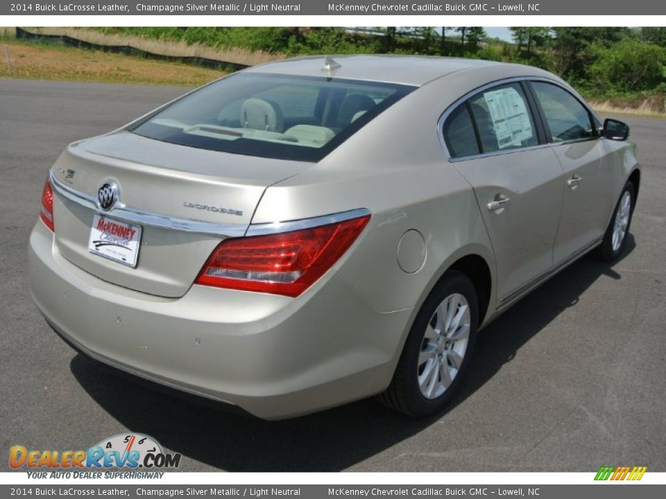 2014 Buick LaCrosse Leather Champagne Silver Metallic / Light Neutral Photo #5