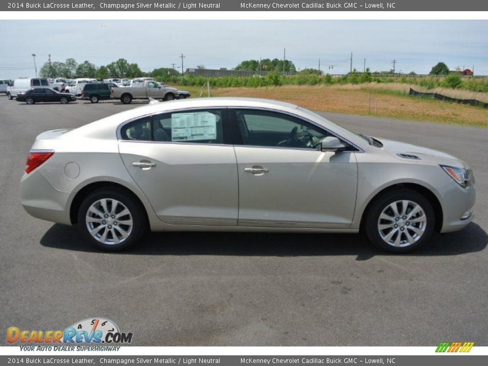2014 Buick LaCrosse Leather Champagne Silver Metallic / Light Neutral Photo #6