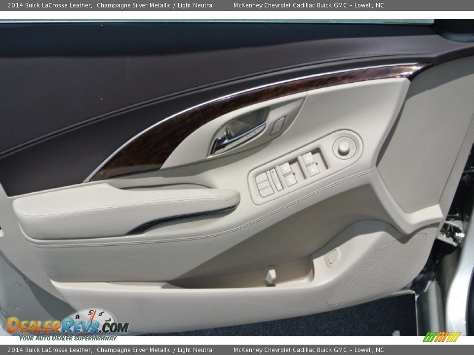 2014 Buick LaCrosse Leather Champagne Silver Metallic / Light Neutral Photo #9
