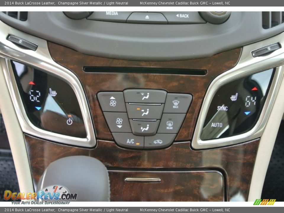 2014 Buick LaCrosse Leather Champagne Silver Metallic / Light Neutral Photo #11