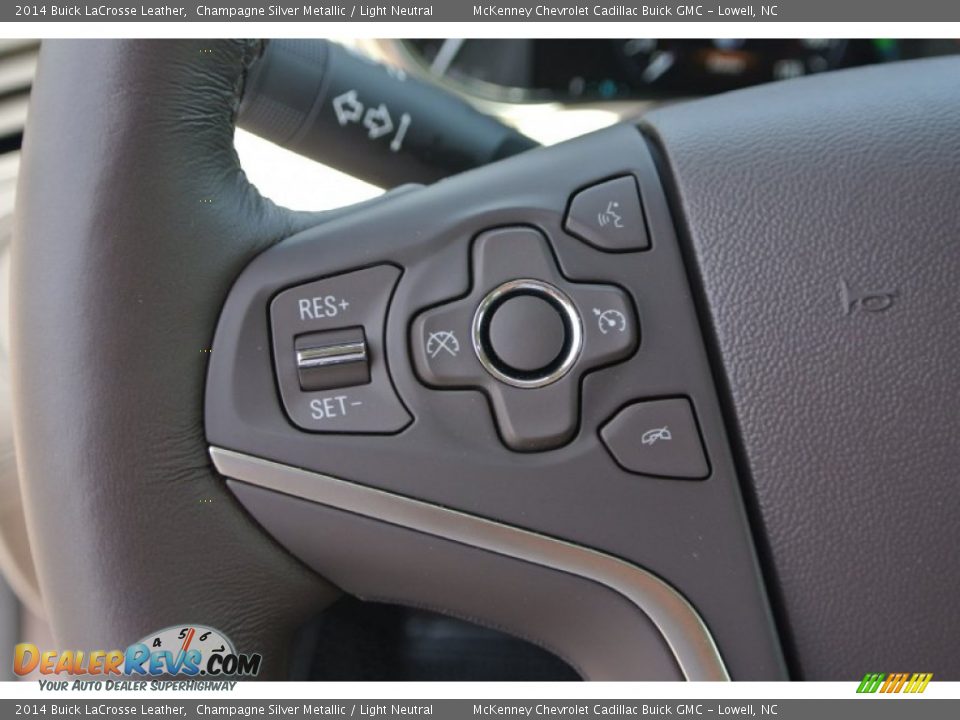 2014 Buick LaCrosse Leather Champagne Silver Metallic / Light Neutral Photo #14
