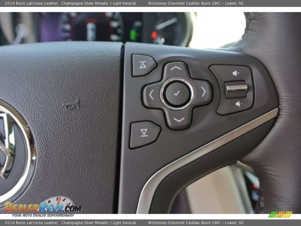 2014 Buick LaCrosse Leather Champagne Silver Metallic / Light Neutral Photo #15