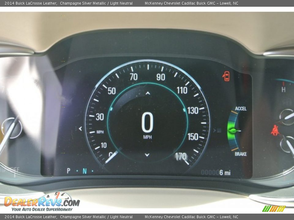 2014 Buick LaCrosse Leather Champagne Silver Metallic / Light Neutral Photo #16