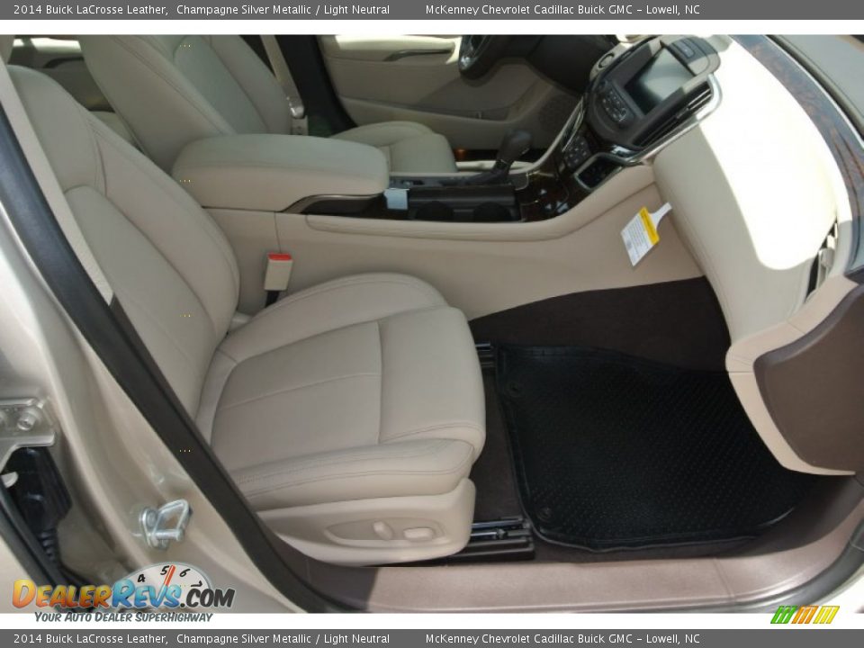 2014 Buick LaCrosse Leather Champagne Silver Metallic / Light Neutral Photo #19