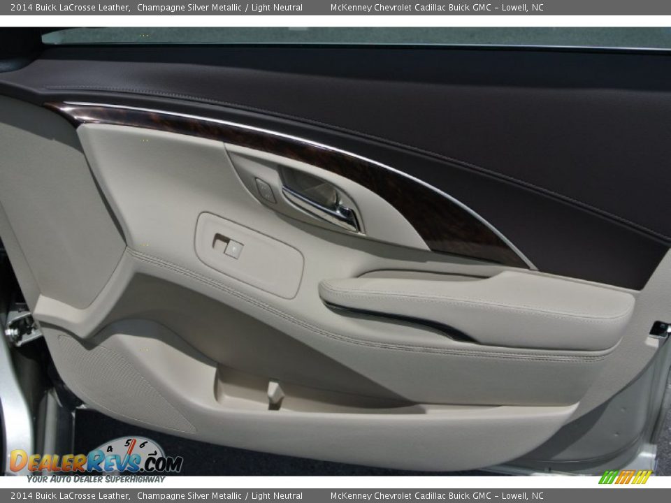 2014 Buick LaCrosse Leather Champagne Silver Metallic / Light Neutral Photo #20