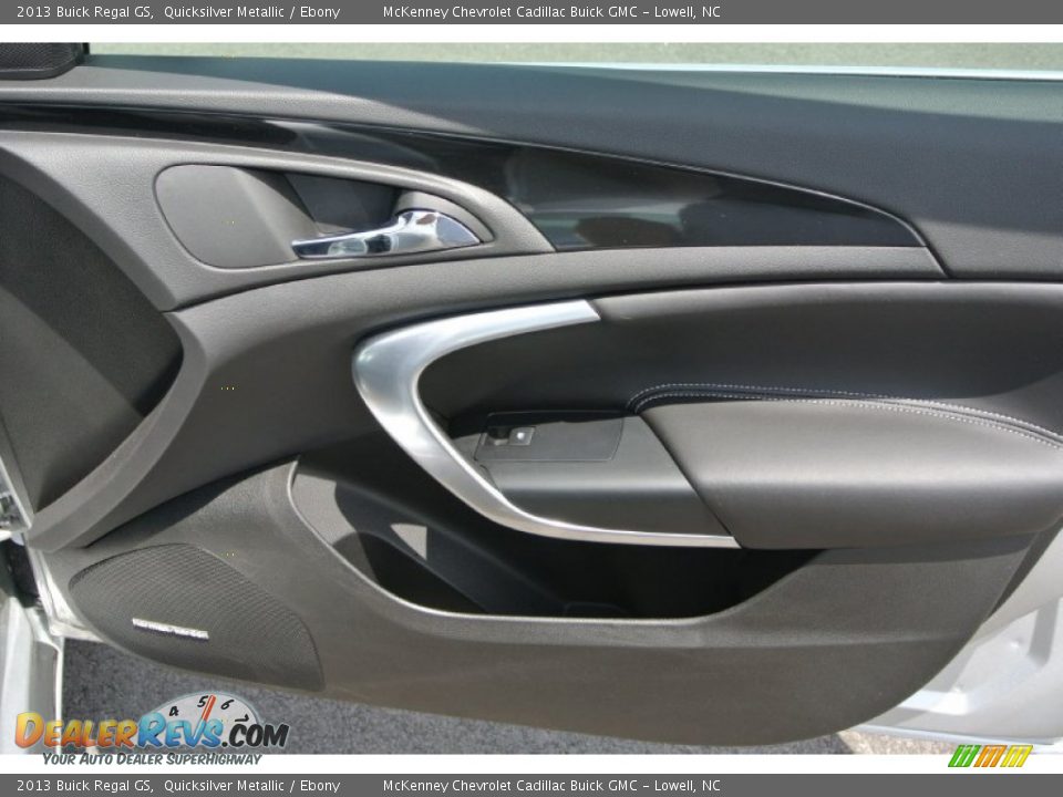 2013 Buick Regal GS Quicksilver Metallic / Ebony Photo #19