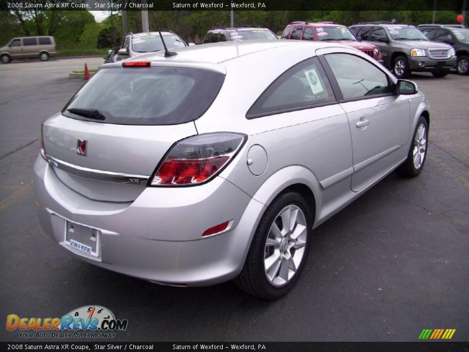 2008 Saturn Astra XR Coupe Star Silver / Charcoal Photo #5