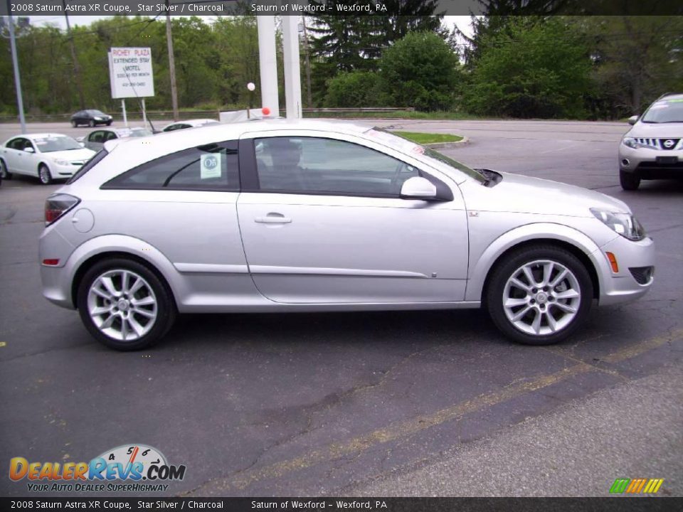 2008 Saturn Astra XR Coupe Star Silver / Charcoal Photo #6