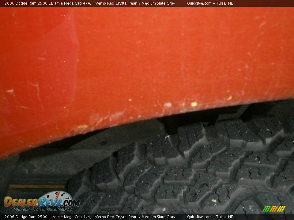 2006 Dodge Ram 2500 Laramie Mega Cab 4x4 Inferno Red Crystal Pearl / Medium Slate Gray Photo #9