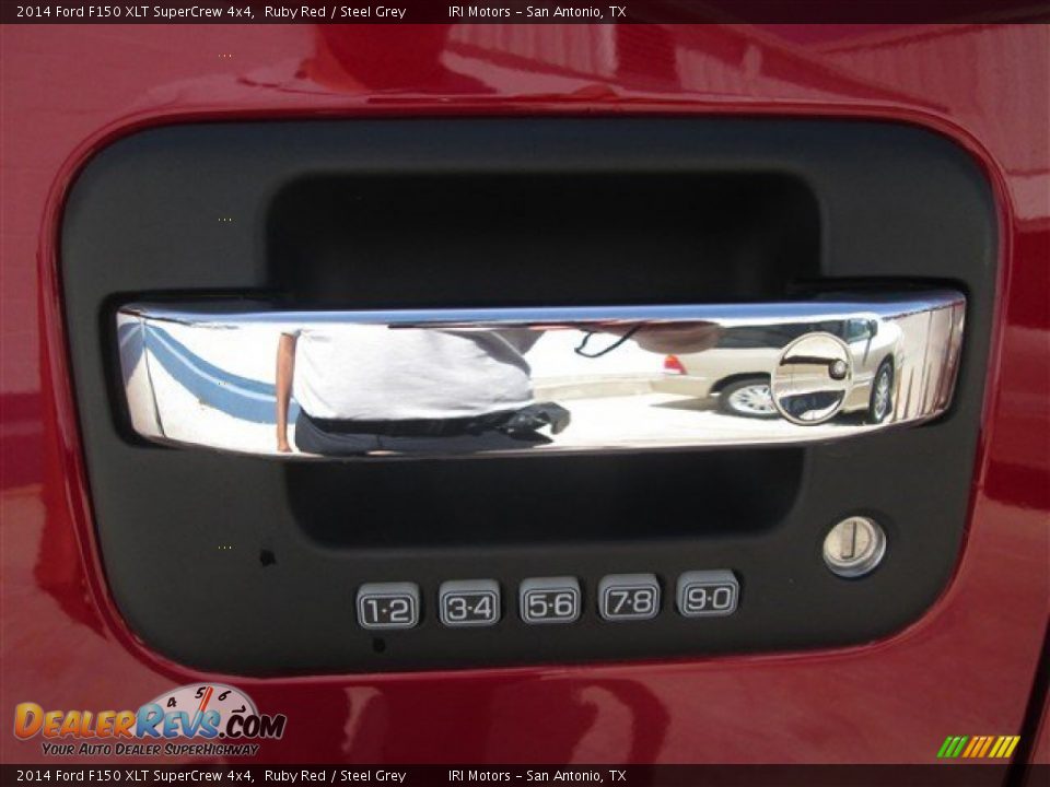 2014 Ford F150 XLT SuperCrew 4x4 Ruby Red / Steel Grey Photo #6