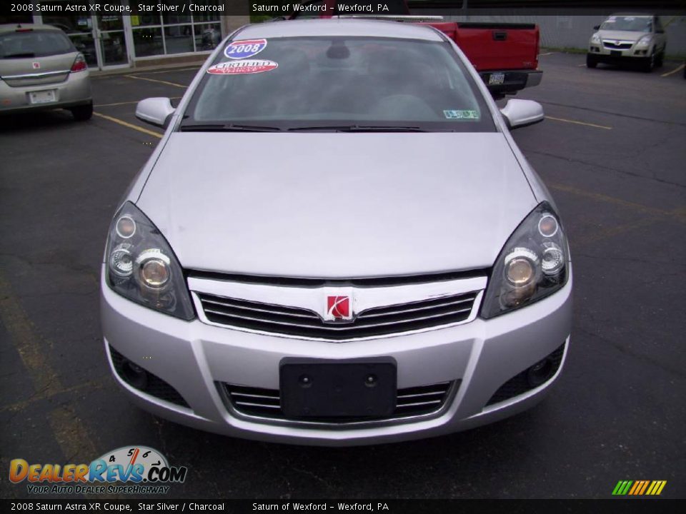 2008 Saturn Astra XR Coupe Star Silver / Charcoal Photo #8