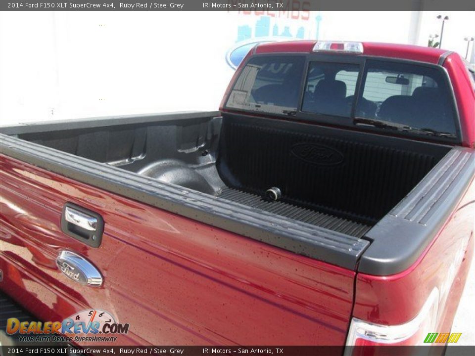 2014 Ford F150 XLT SuperCrew 4x4 Ruby Red / Steel Grey Photo #11