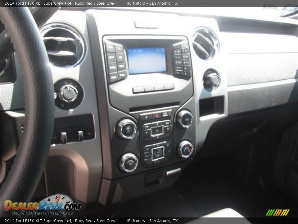 2014 Ford F150 XLT SuperCrew 4x4 Ruby Red / Steel Grey Photo #14