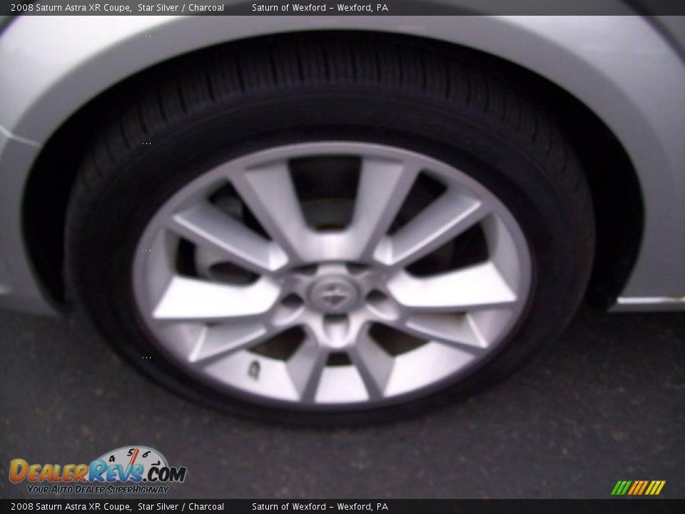 2008 Saturn Astra XR Coupe Star Silver / Charcoal Photo #9