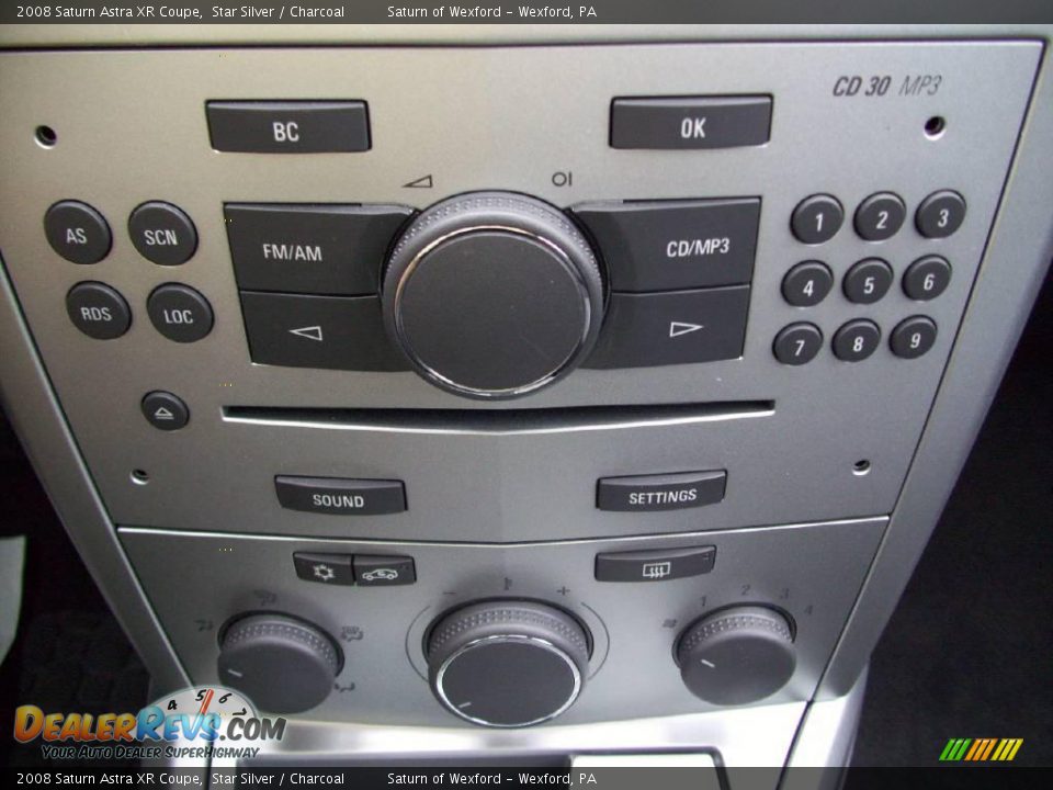 2008 Saturn Astra XR Coupe Star Silver / Charcoal Photo #19