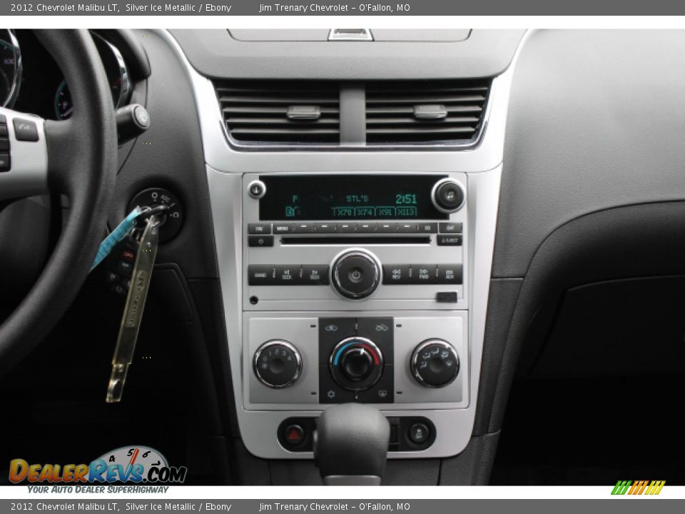 2012 Chevrolet Malibu LT Silver Ice Metallic / Ebony Photo #12