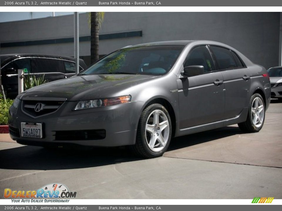 2006 Acura TL 3.2 Anthracite Metallic / Quartz Photo #9