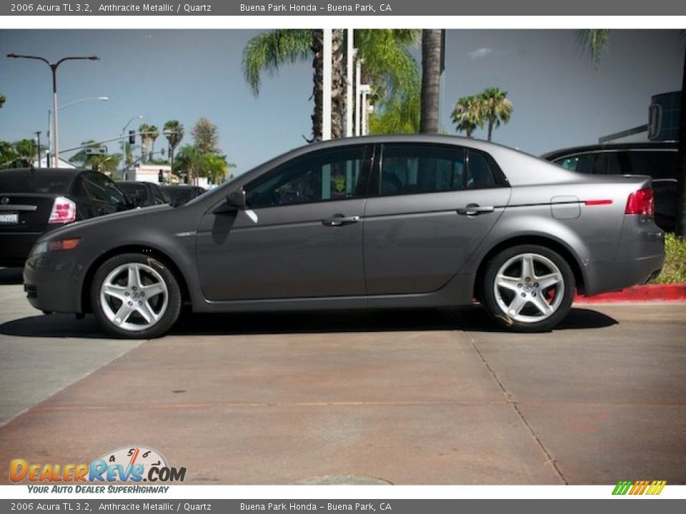 2006 Acura TL 3.2 Anthracite Metallic / Quartz Photo #10